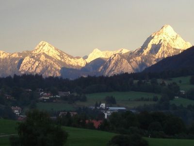 Abendstimmung vom Haus