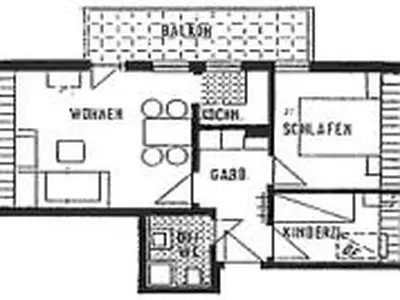 3-Zimmerwohnung Grundriss 3