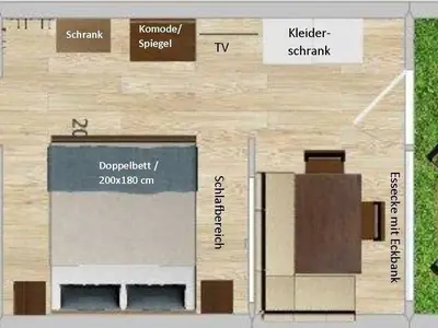 Ferienwohnung für 2 Personen (32 m²) in Pfronten 8/8