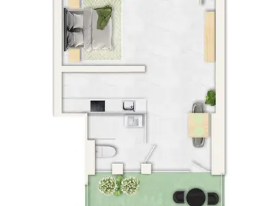 Ferienwohnung für 2 Personen (28 m²) in Pfronten 8/8