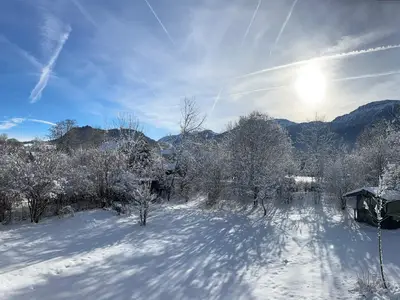 Blick in den Garten.