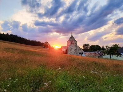 Sonnenuntergang im Sommer