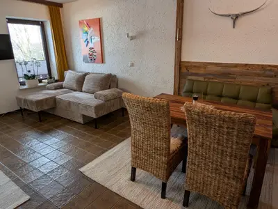 Essbereich + Blick Couch