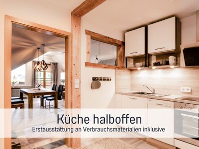 Küche_Erstausstattung Verbrauchsmaterialien inklusive_Fewo Schlossblick