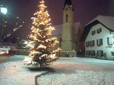 Pfarrkirche Piding im Winter