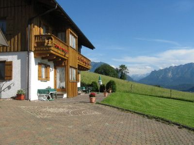 Terrasse des Gästehauses