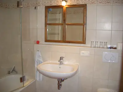 Badezimmer Ferienwohnung Bayern