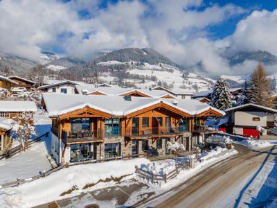 Außenseite Ferienhaus [Winter]