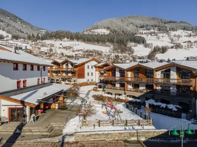 Außenseite Ferienhaus [Winter]