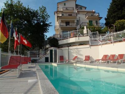 Ferienwohnung Italienische Riviera Residenz Oleandro Pietra Ligure mit Pool Meerblick