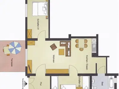 Ferienwohnung für 5 Personen (85 m²) in Plau am See 8/10