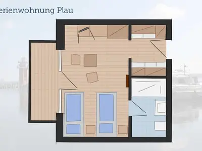 Ferienwohnung für 3 Personen (30 m²) in Plau am See 10/10