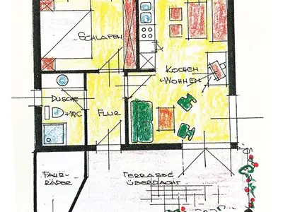 Ferienwohnung für 3 Personen (45 m²) in Plau am See 7/8