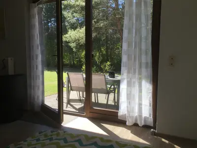 Fewo 2 Blick auf Terrasse