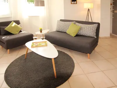 Kleine Auszeit am Brombachsee, Whg. 1, Wohnbereich