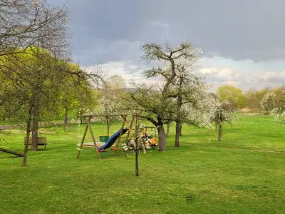 Spielplatz am Haus