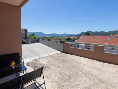 outside