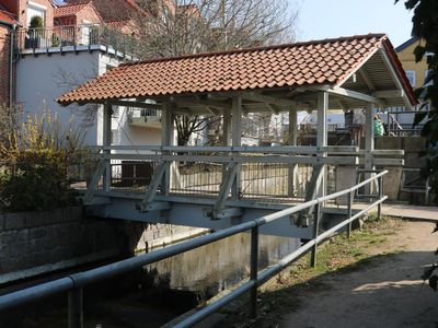 Holzbrücke über der Schwentine