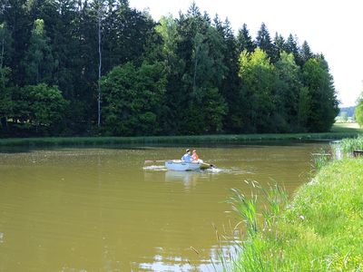 Eigene Weiheranlage mit Boot