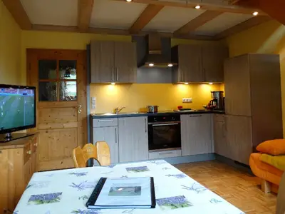 Ferienwohnung Gartenblick - Wohnraum