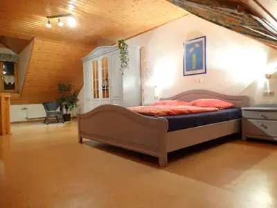 Ferienwohnung Gartenblick Schlafzimmer