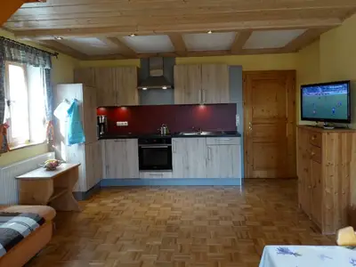 Ferienwohnung Hofblick -  Wohnraum