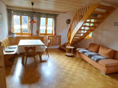 Ferienwohnung Hofblick - Wohnraum