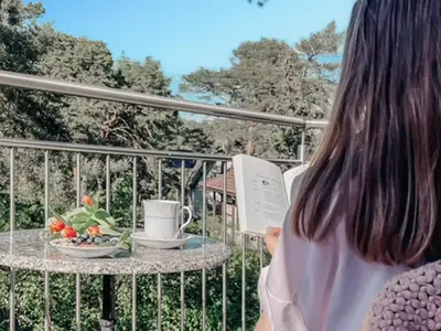 outside