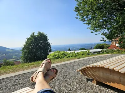 Herrliche Aussicht in die Landschaft.