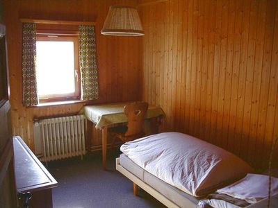 Zimmer 2, mit Blick Richtung Süden (Morteratsch, Piz Palü)