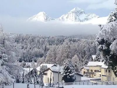 Aussicht nach aussen - Winter