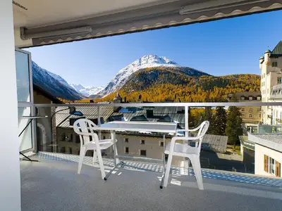 Aussicht vom Balkon