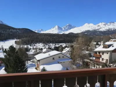 Aussicht vom Balkon