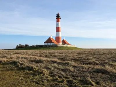 Leuchtturm Westerhever in der Nähe