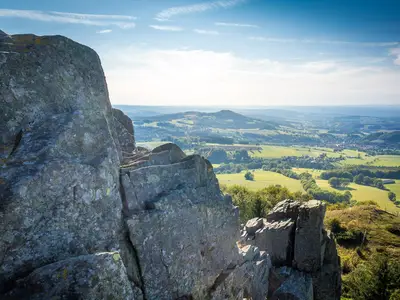 Wasserkuppe unterhalb Pferdekopf im September
