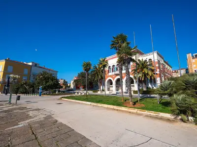outside