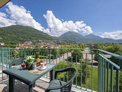 Bergblick vom Balkon