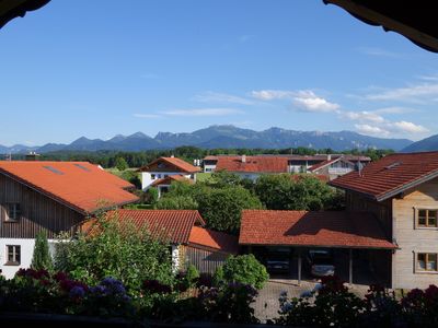 Balkonaussicht Ferienwohnung Schlosser