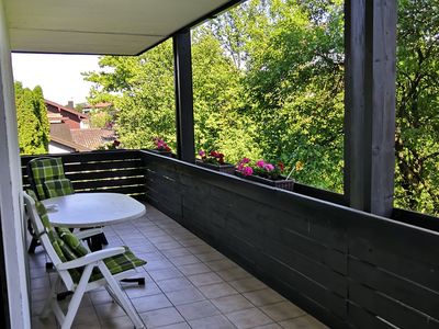 großer Balkon