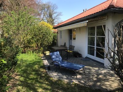 Terrassenansicht Ferienwohnung Schader