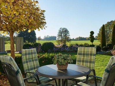 Terrassenaussicht Ferienwohnung Ober