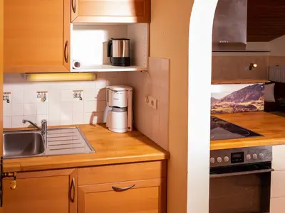 Küchenansicht Ferienwohnung Hötzelsperger