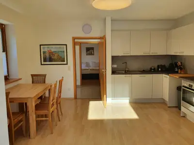 Küche mit Essecke Ferienwohnung Filser