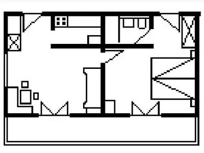 Gästehaus Bauer 40qm_bis 4 Personen Beispiel
