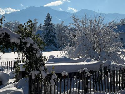 Bauerngarten im Winter