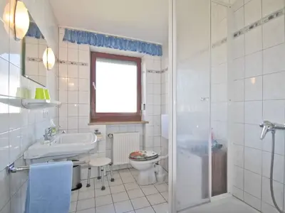 Badezimmeransicht Ferienwohnung Genzinger