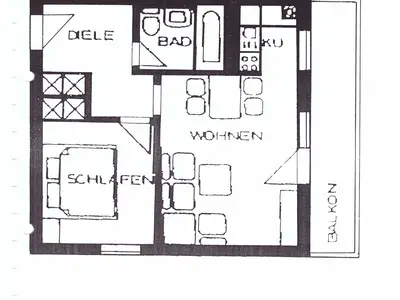 Ferienwohnung für 3 Personen (50 m²) in Prien Am Chiemsee 5/10