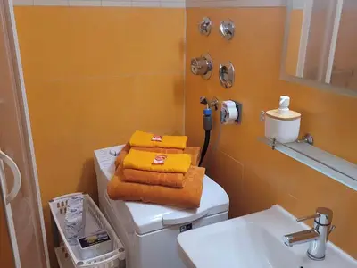 Bad mit Waschmaschine