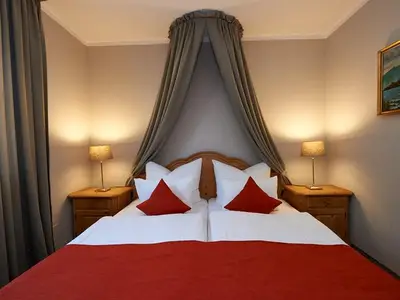 Schlafzimmeransicht Ferienwohnung Ober