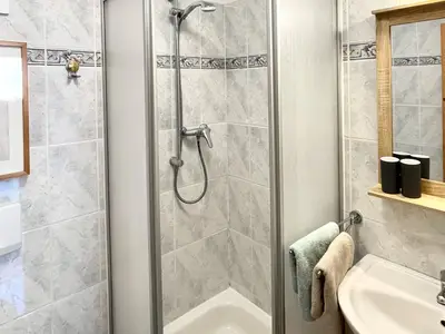 Badezimmeransicht Ferienwohnung Ober